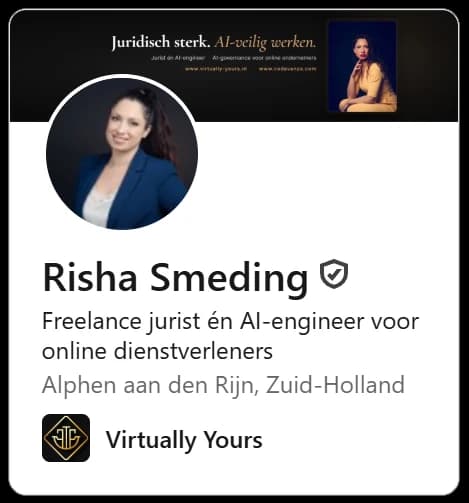 LinkedIn profiel Risha Smeding